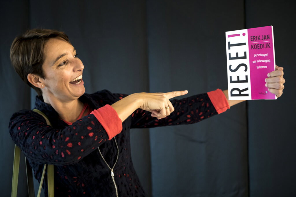 Annemieke van Herk leest Reset (foto: (c) 2017 Hanneke Wetzer