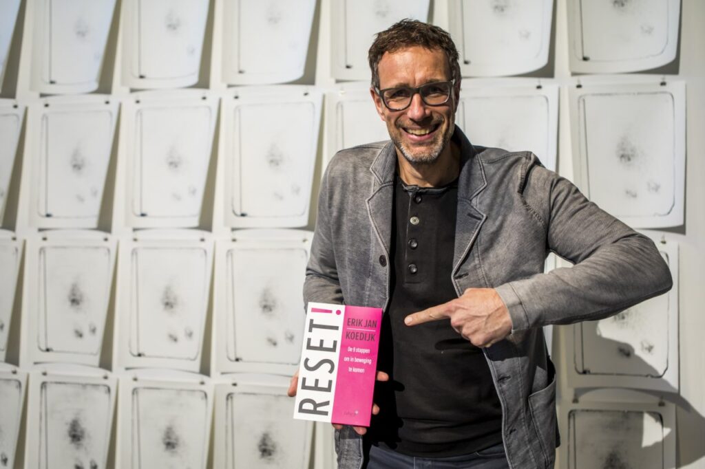 Arko van Brakel leest Reset het boek foto (c) Hanneke Wetzer