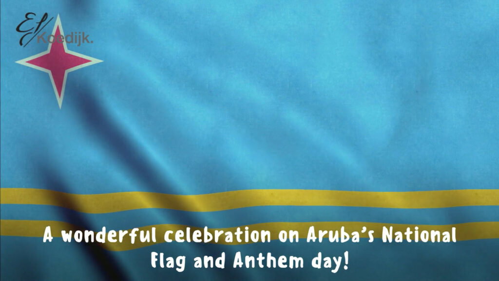 18 maart is de dag van het volkslied en de vlag van Aruba